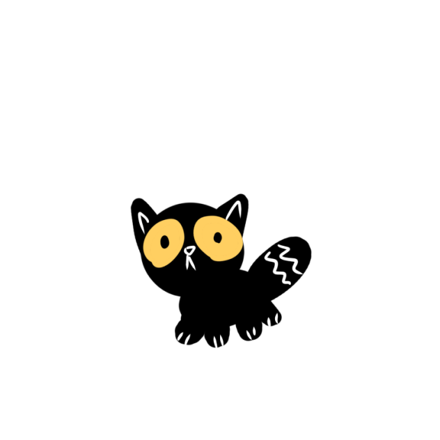 The kitten that is actually just eyes - ibisPaint