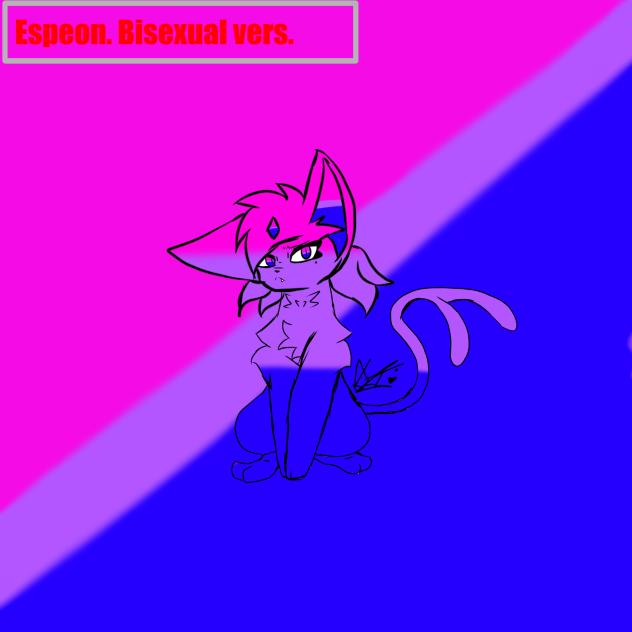 Bisexual Espeon.