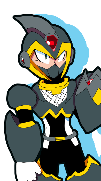 Megamanx shadow armor