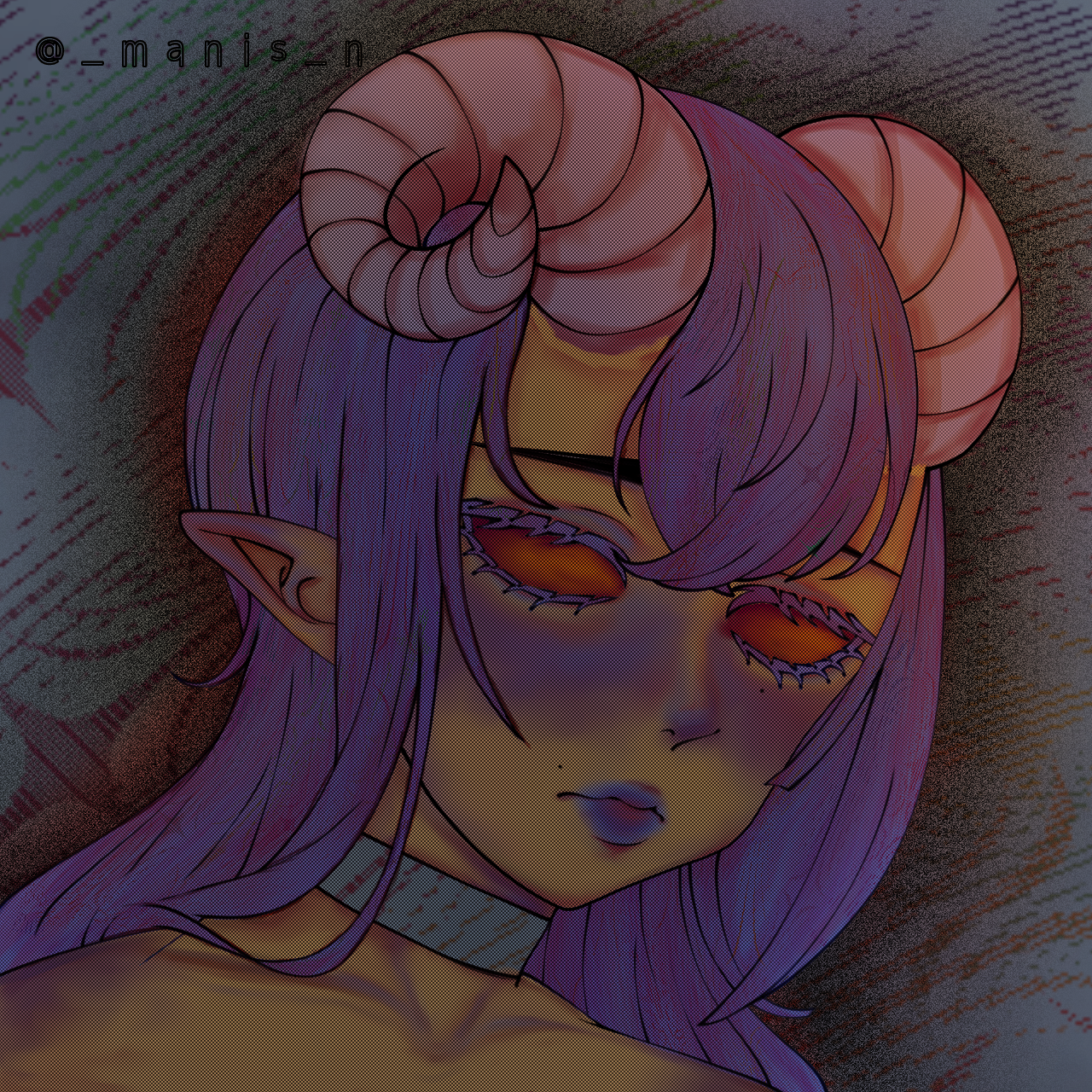 Demon -coloring by me - ibisPaint