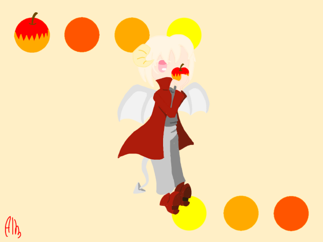 白い悪魔は林檎がお好き