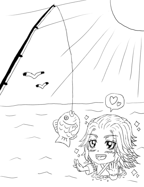 マイキーが釣れました！