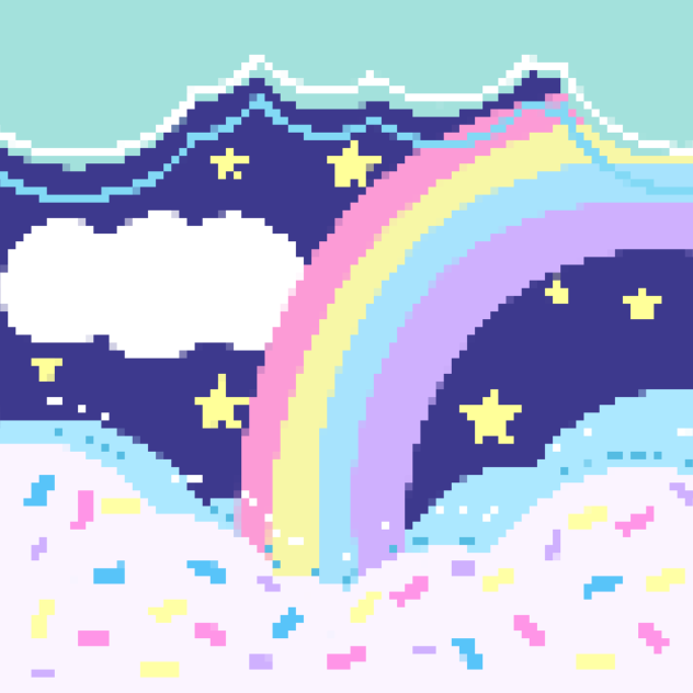 Cute theatre BG pixel