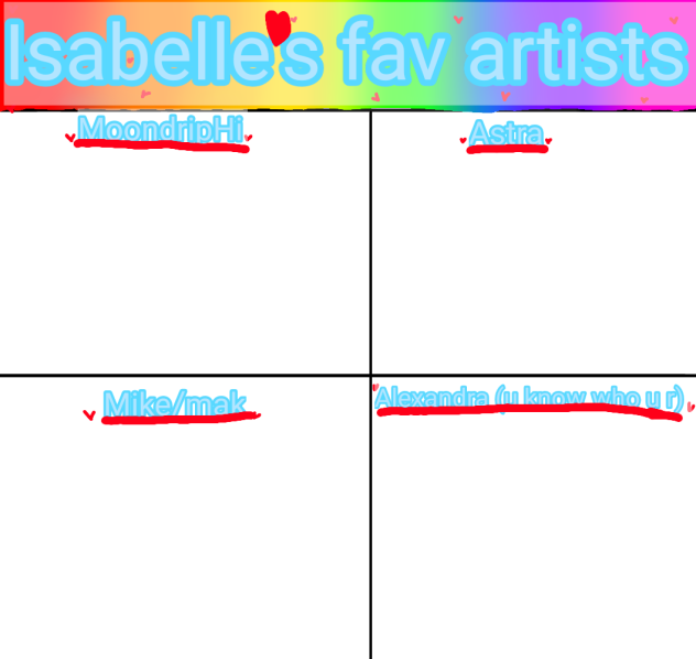 My fav artist collab