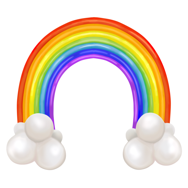 レインボーバルーンアーチ2