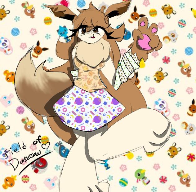 Eevee as a human!!!!!