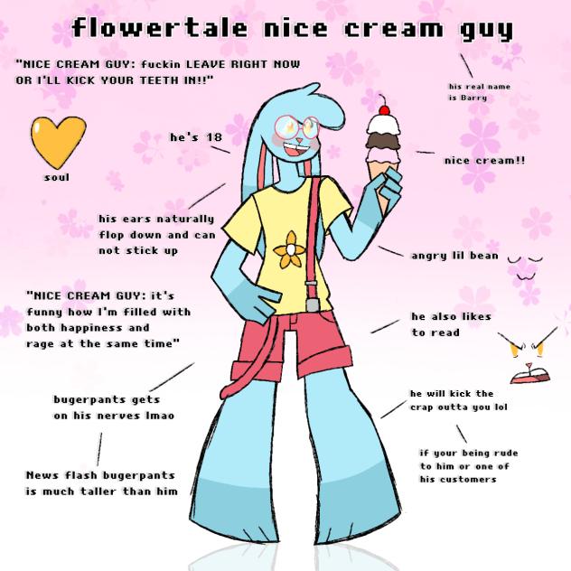 flowertale nice cream guy