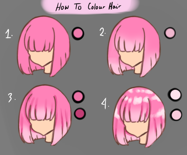 How To Colour Hair ibisPaint