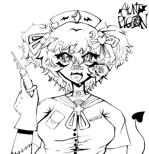 Hungry 4 ur 🫀- lineart