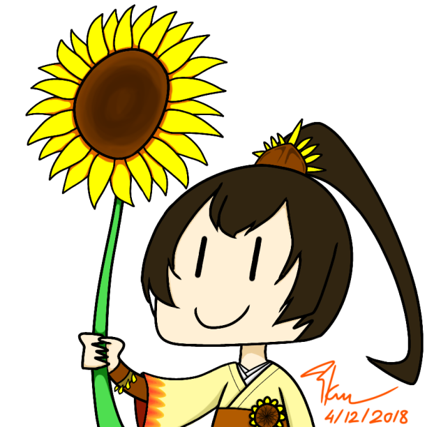 Sunflower Hotarugusa from 3 years ago 😂
