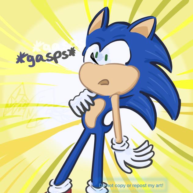 Shocked Sonic
