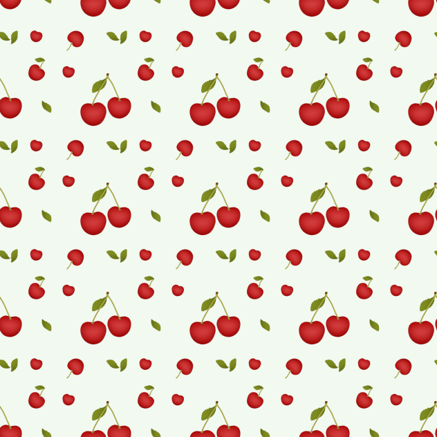 cherry cloth pattern
