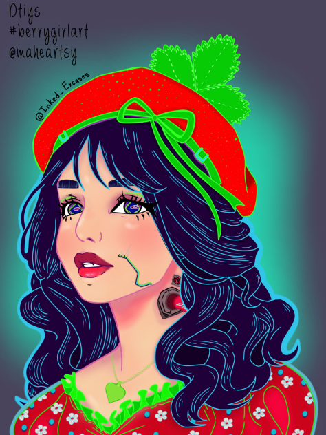 Berry Girl Art