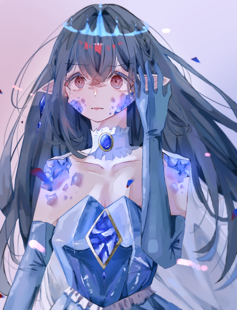 bubuyuzu トリプルアイスブヒ・お風呂ブヒ・イラスト 氷の女王 - ibisPaint