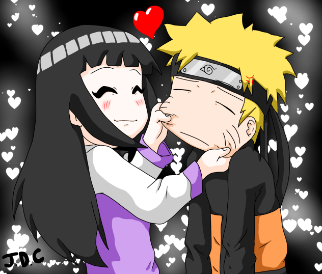 Hinata and Naruto color