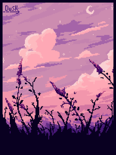 Pixel Lavender