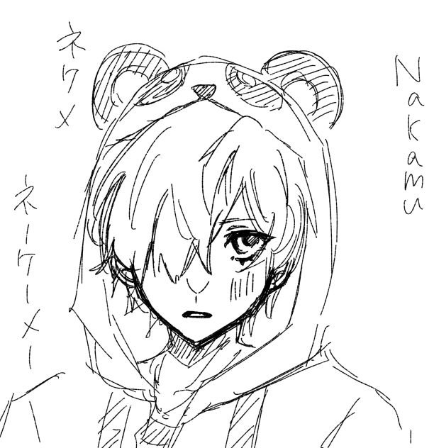 下描き
