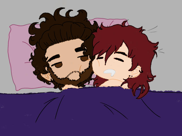 Oliver and Elmar sleeping