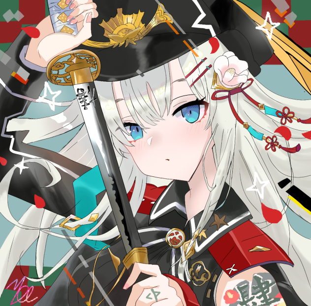 「椿」模写