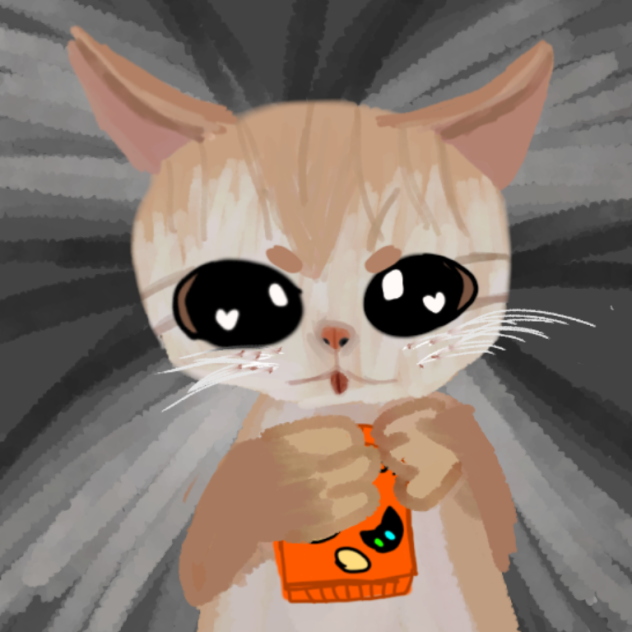 🐱kitten with chips🐱
