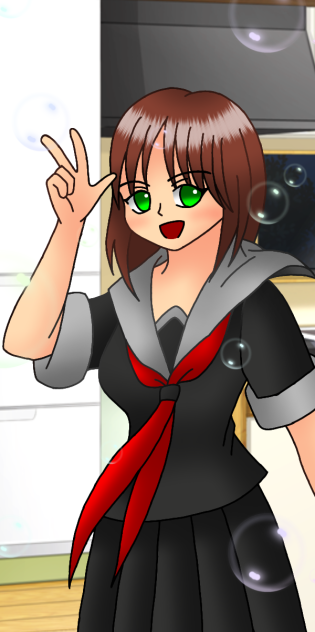 きつねのコンピューター  シャボン玉