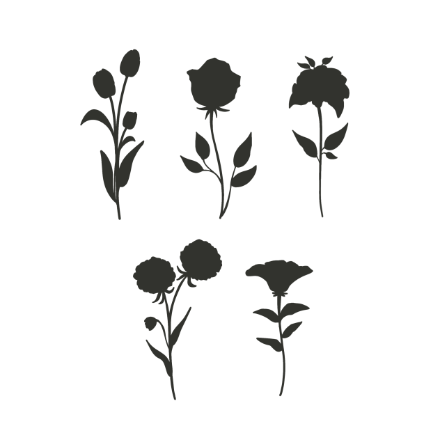 Flower Silhouettes 2