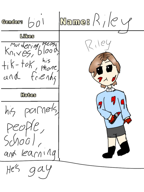 A character for angles and devils - ibisPaint