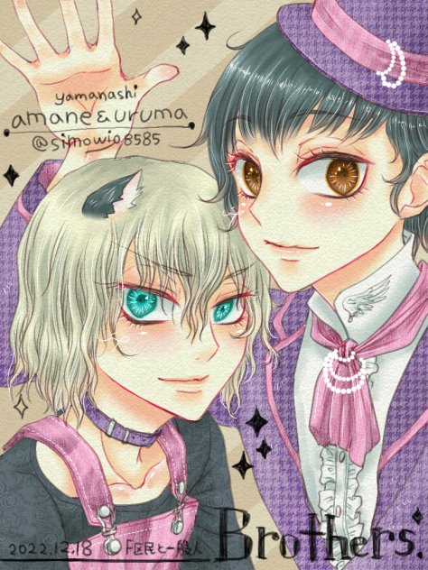 兄と弟🐱🎩.