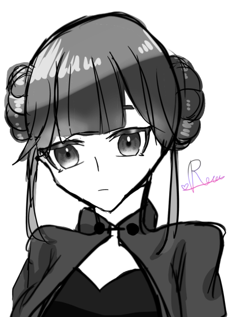 チャイナ服着せた