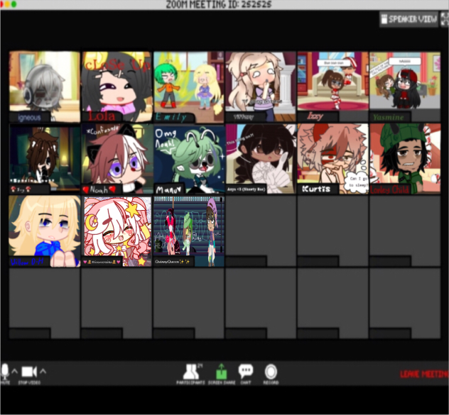 Gacha Zoom Call Collab