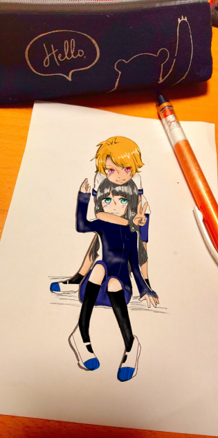 真逆の2人