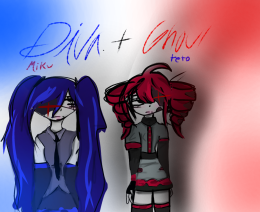 Diva + Ghoul Fanart ! - ibisPaint