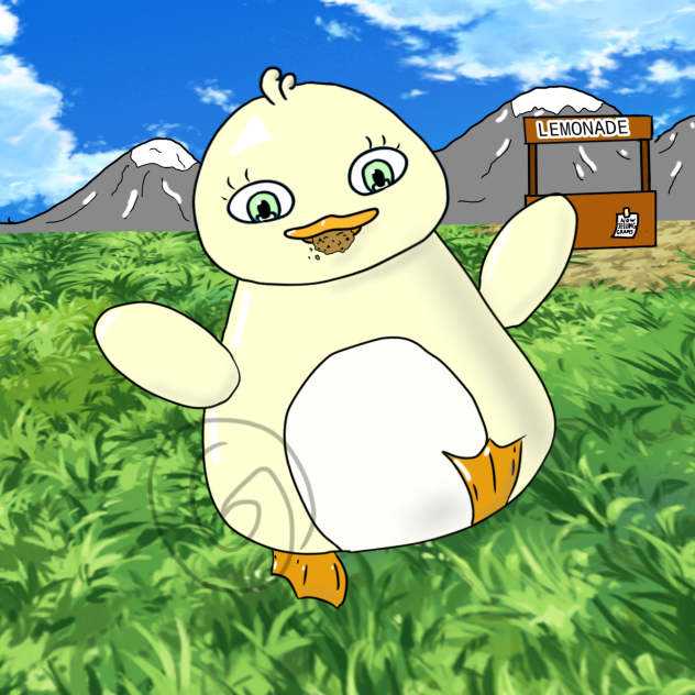 DUCK WITH COOKIE IbisPaint duck-with-cookie-ibispaint