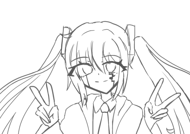 マッシュルミク！(線画バージョン)