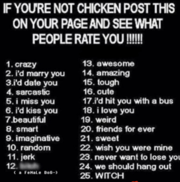 Rate me