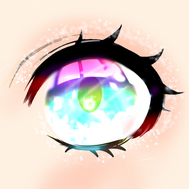 1番上手に描けた目