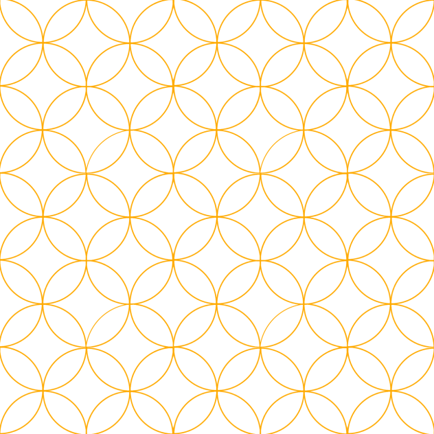 Japanese Pattern II - Orange