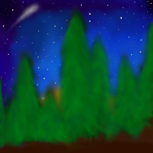 stars and trees