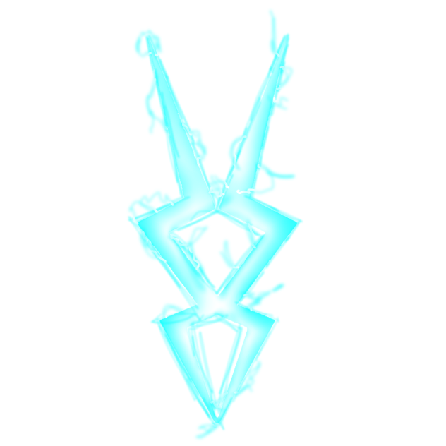 Only my logo in ligtnig