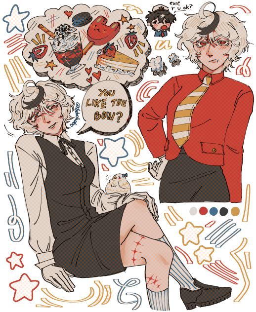 evelyn in german 1960s fits