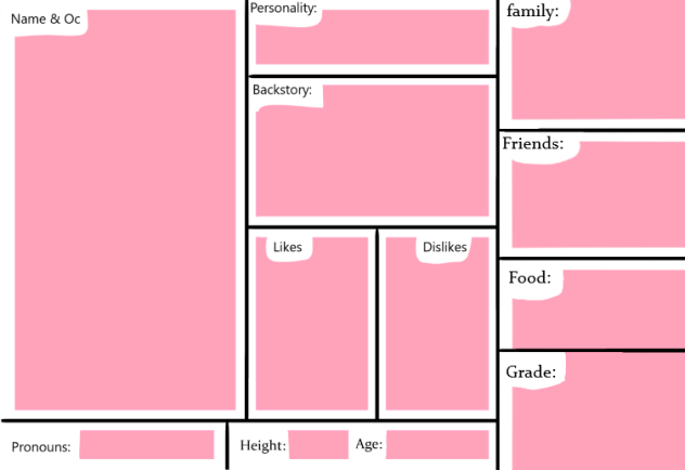 Mellow and her world character sheet