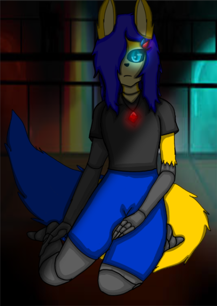 Golden foxy the demon fox