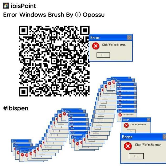 Error Windows Brush - ibisPaint