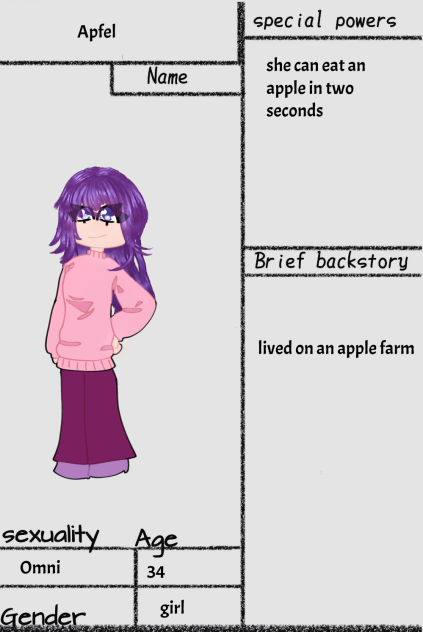 she's a background character