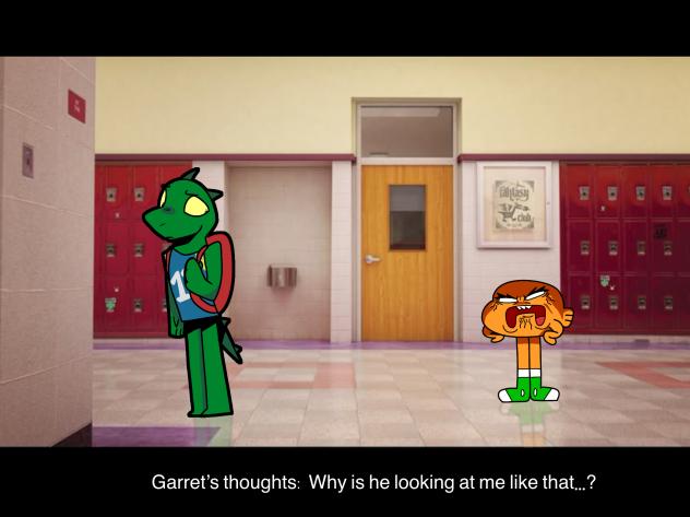 “Why is he looking at me like that…❓”