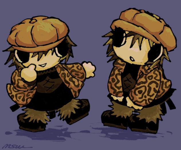 My sona in an outfit I wear