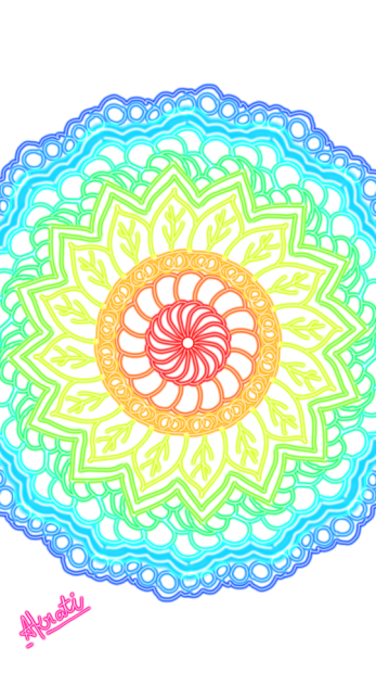 Colorful rangoli