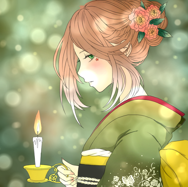 【線画】灯 塗らせていただきました。