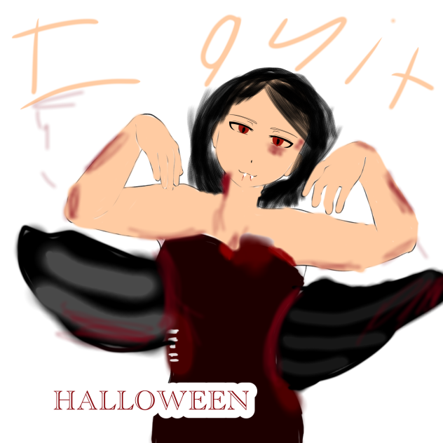 Halloween vampire 🧛🏻‍♀️