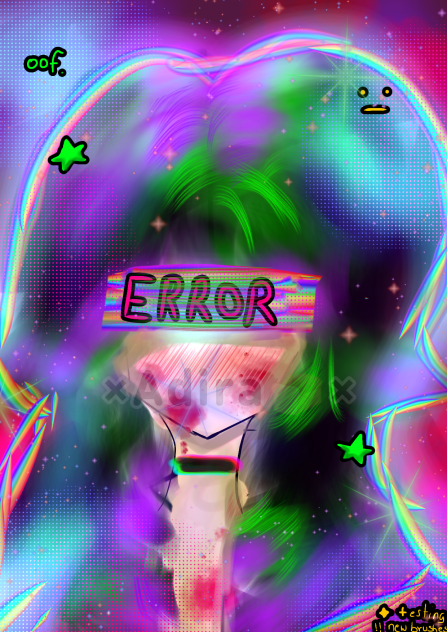 testing out new brushes!!💎😭🤌🌈aaaa✨✨